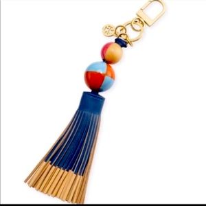 Tory Burch dipped tassle key fob/bangle tidal wave